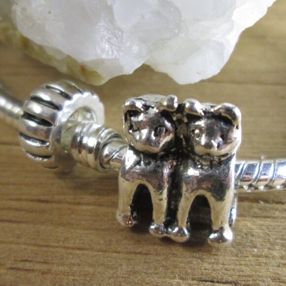 3 Pieces Special: Christmas Tree, Bonded Cats and Spacer Bead European Charms - Picture 3 of 16